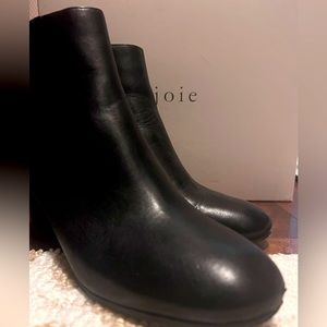 Joie Remmie Black Booties - Excellent Used Condition w/ Box